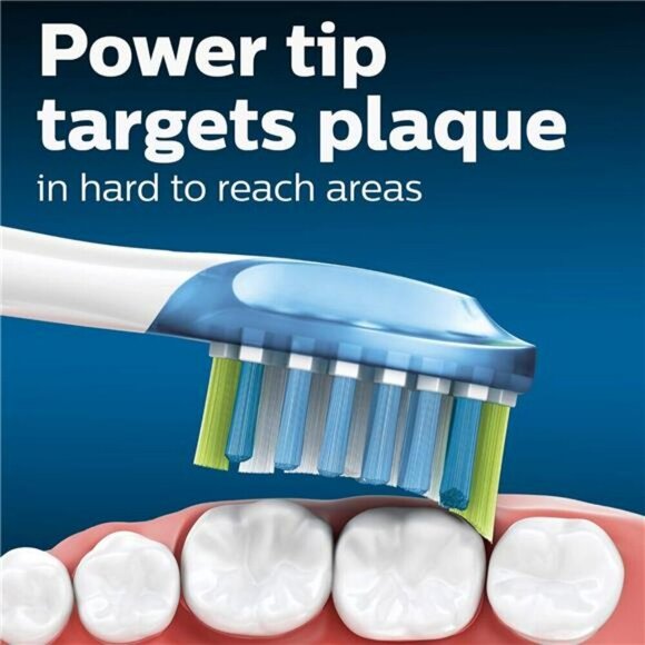 Philips Sonicare C3 2-in-1 Plaque Removal Whitening Brush Heads Genuine White - Picture 3 of 7